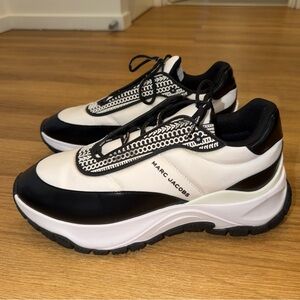 Marc Jacobs The Lazy Runner Sneakers in Black & White Men’s Size 11 or 44